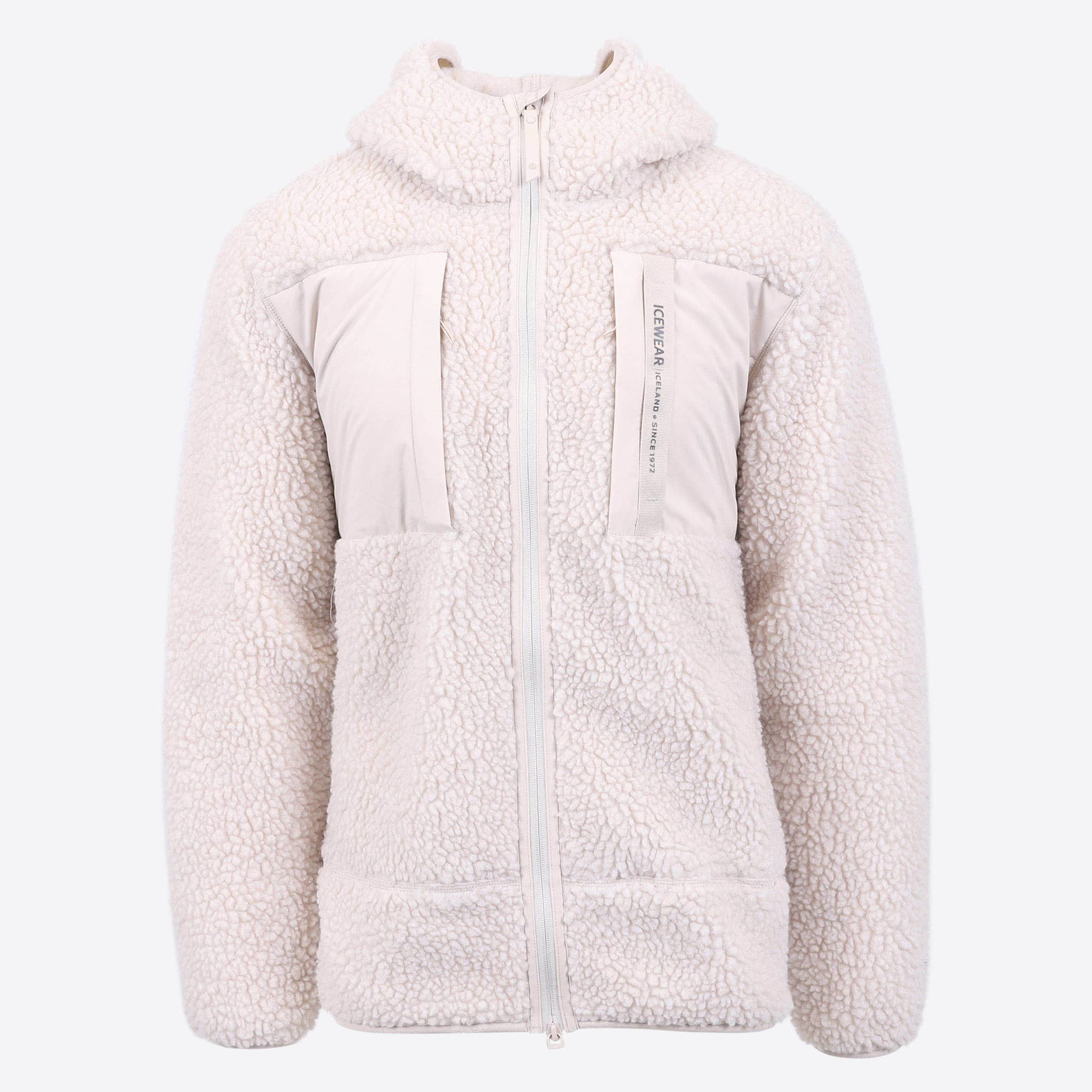Hergilsey Sherpa-Wollfleece-Jacke